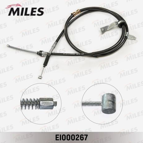 Miles EI000267 Трос стояночного тормоза toyota avensis 03- левый