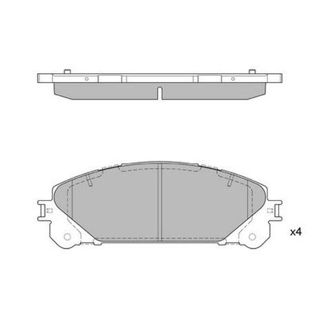 HAGEN GP2137 колодки дисковые передние