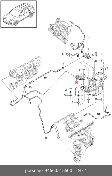 фото Porsche 946 605 155 00 Преобразователь давления Porsche 946 605 155 00 Преобразователь давления