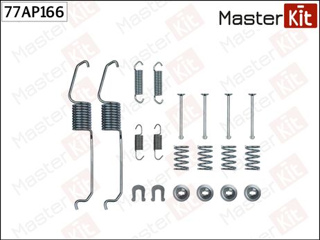 фото Master KiT 77AP166 Ремкомплект крепления тормозных колодок Master KiT 77AP166 Ремкомплект крепления тормозных колодок