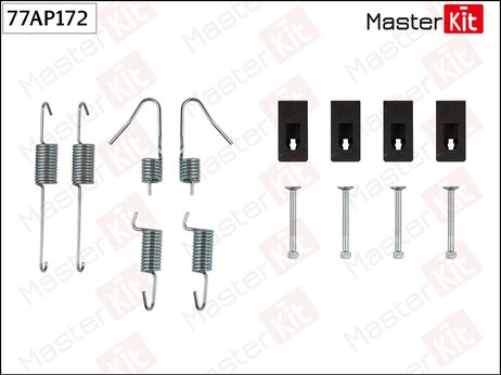 фото Master KiT 77AP172 Ремкомплект крепления тормозных колодок Master KiT 77AP172 Ремкомплект крепления тормозных колодок