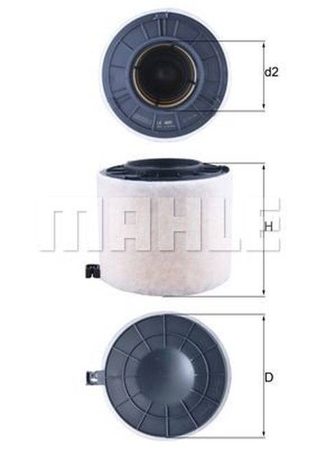 фото Mahle LX 4410 Фильтр воздушный Mahle LX 4410 Фильтр воздушный