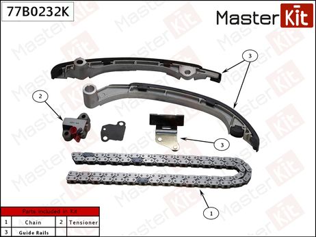 фото Master KiT 77B0232K Комплект цепи ГРМ Master KiT 77B0232K Комплект цепи ГРМ