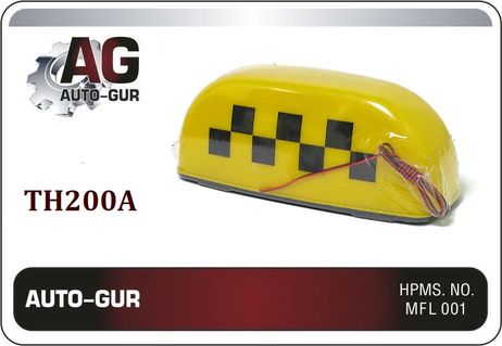 фото Auto-GUR TH200A Знак taxi магнитный, с подсветкой 12V желтый Auto-GUR TH200A Знак taxi магнитный, с подсветкой 12V желтый