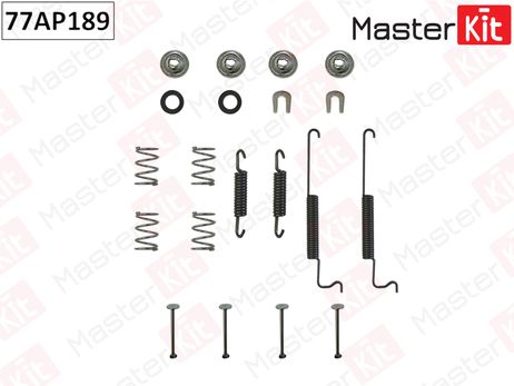 фото Master KiT 77AP189 Ремкомплект крепления тормозных колодок Master KiT 77AP189 Ремкомплект крепления тормозных колодок