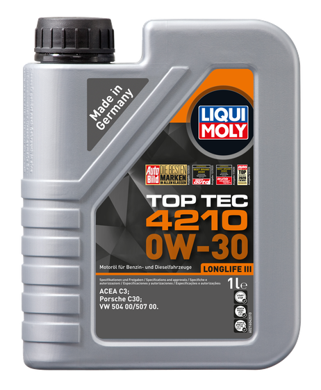 фото Liqui Moly 21604 0w-30 Top Tec 4210, 1л (HC-синт.мотор.масло) Liqui Moly 21604 0w-30 Top Tec 4210, 1л (HC-синт.мотор.масло)