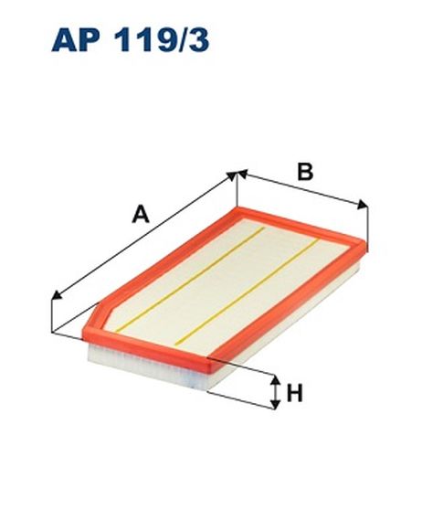 фото FILTRON AP119/3 Фильтр воздушный FILTRON AP119/3 Фильтр воздушный