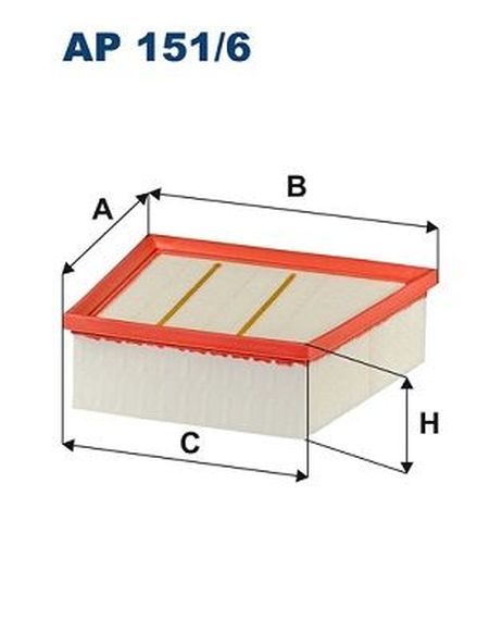 фото FILTRON AP151/6 Фильтр воздушный FILTRON AP151/6 Фильтр воздушный