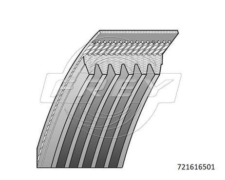 фото Frey 721616501 Ремень поликлиновой 6pk2403 Frey 721616501 Ремень поликлиновой 6pk2403