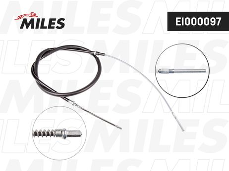 Miles EI000097 Трос стояночного тормоза VW caddy 95-04