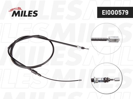 Miles EI000579 Трос стояночного тормоза peugeot 306 правый