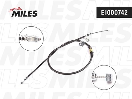 Miles EI000742 Трос стояночного тормоза mitsubishi outlander/citroen/peugeot лев.