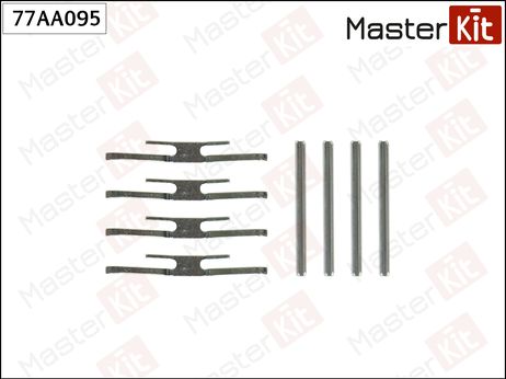 фото Master KiT 77AA095 Ремкомплект крепления тормозных колодок | перед прав/лев | Master KiT 77AA095 Ремкомплект крепления тормозных колодок | перед прав/лев |