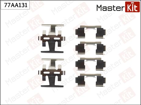 фото Master KiT 77AA131 Ремкомплект крепления тормозных колодок | перед прав/лев | Master KiT 77AA131 Ремкомплект крепления тормозных колодок | перед прав/лев |