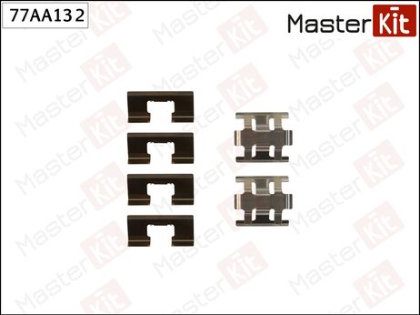 фото Master KiT 77AA132 Ремкомплект крепления тормозных колодок Master KiT 77AA132 Ремкомплект крепления тормозных колодок