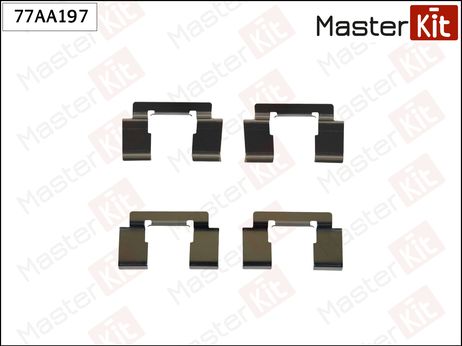 фото Master KiT 77AA197 Ремкомплект крепления тормозных колодок | перед прав/лев | Master KiT 77AA197 Ремкомплект крепления тормозных колодок | перед прав/лев |