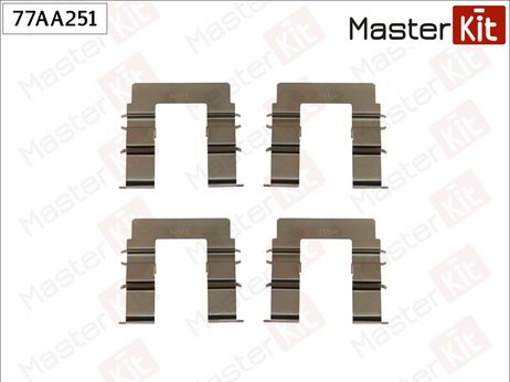 фото Master KiT 77AA251 Ремкомплект крепления тормозных колодок Master KiT 77AA251 Ремкомплект крепления тормозных колодок