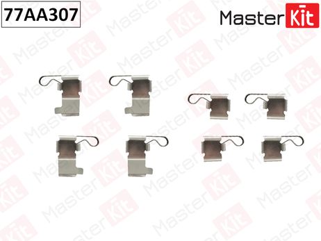 фото Master KiT 77AA307 Ремкомплект крепления тормозных колодок Master KiT 77AA307 Ремкомплект крепления тормозных колодок