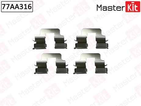 фото Master KiT 77AA316 Ремкомплект крепления тормозных колодок Master KiT 77AA316 Ремкомплект крепления тормозных колодок