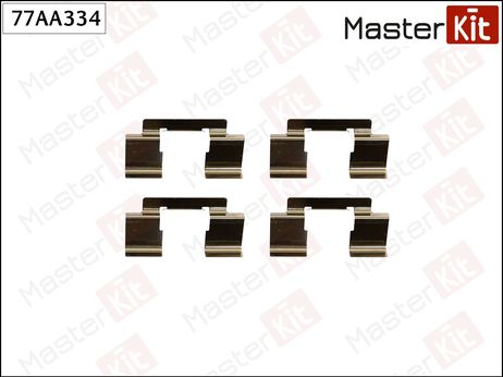 фото Master KiT 77AA334 Ремкомплект крепления тормозных колодок Master KiT 77AA334 Ремкомплект крепления тормозных колодок