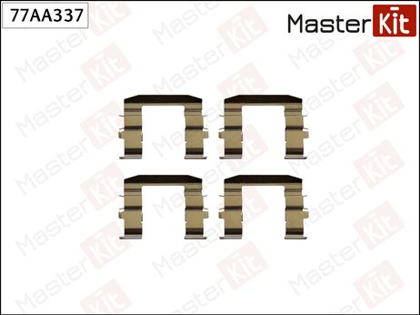 фото Master KiT 77AA337 Ремкомплект крепления тормозных колодок Master KiT 77AA337 Ремкомплект крепления тормозных колодок