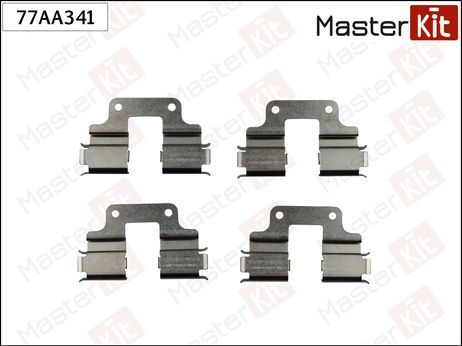 фото Master KiT 77AA341 Ремкомплект крепления тормозных колодок | зад прав/лев | Master KiT 77AA341 Ремкомплект крепления тормозных колодок | зад прав/лев |