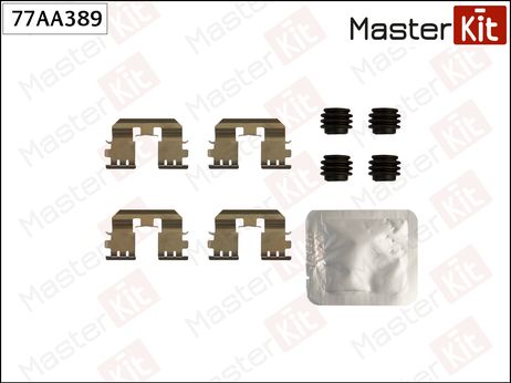 фото Master KiT 77AA389 Ремкомплект крепления тормозных колодок Master KiT 77AA389 Ремкомплект крепления тормозных колодок