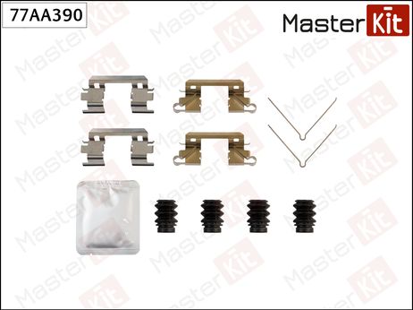 фото Master KiT 77AA390 Ремкомплект крепления тормозных колодок Master KiT 77AA390 Ремкомплект крепления тормозных колодок