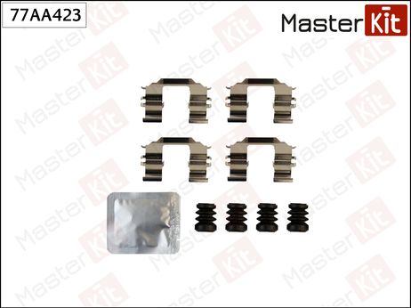 фото Master KiT 77AA423 Ремкомплект крепления тормозных колодок | перед прав/лев | Master KiT 77AA423 Ремкомплект крепления тормозных колодок | перед прав/лев |