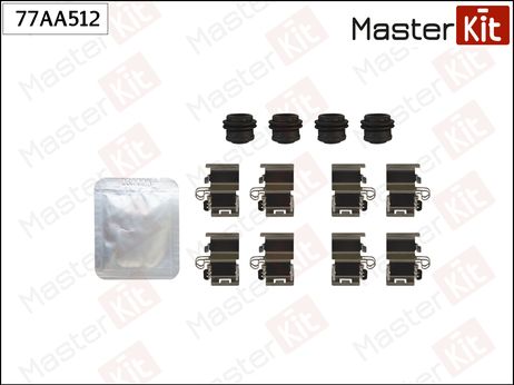 фото Master KiT 77AA512 Ремкомплект крепления тормозных колодок Master KiT 77AA512 Ремкомплект крепления тормозных колодок