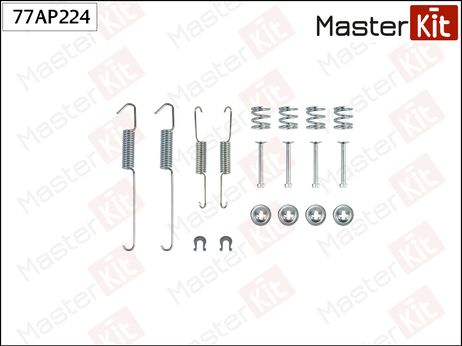 фото Master KiT 77AP224 Ремкомплект крепления тормозных колодок Master KiT 77AP224 Ремкомплект крепления тормозных колодок