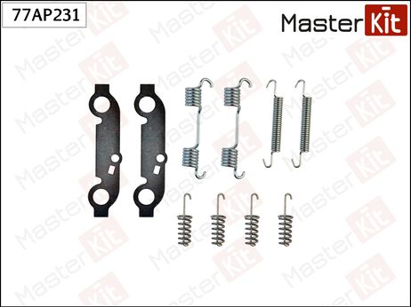 фото Master KiT 77AP231 Ремкомплект крепления тормозных колодок | зад прав/лев | Master KiT 77AP231 Ремкомплект крепления тормозных колодок | зад прав/лев |