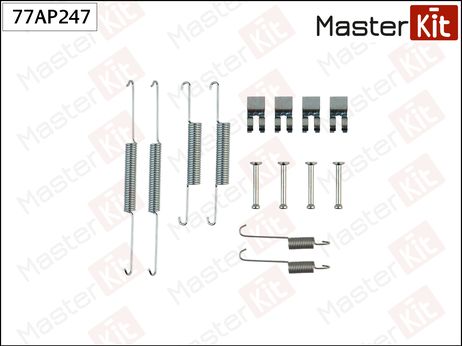 фото Master KiT 77AP247 Ремкомплект крепления тормозных колодок Master KiT 77AP247 Ремкомплект крепления тормозных колодок