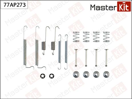 фото Master KiT 77AP273 Ремкомплект крепления тормозных колодок Master KiT 77AP273 Ремкомплект крепления тормозных колодок