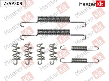фото Master KiT 77AP309 Ремкомплект крепления тормозных колодок Master KiT 77AP309 Ремкомплект крепления тормозных колодок