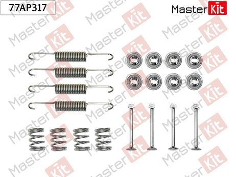 фото Master KiT 77AP317 Ремкомплект крепления тормозных колодок Master KiT 77AP317 Ремкомплект крепления тормозных колодок