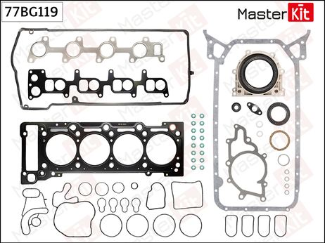 фото Master KiT 77BG119 Комплект прокладок двигателя Master KiT 77BG119 Комплект прокладок двигателя