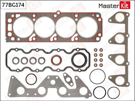 фото Master KiT 77BG174 Комплект прокладок головки блока цилиндров Master KiT 77BG174 Комплект прокладок головки блока цилиндров