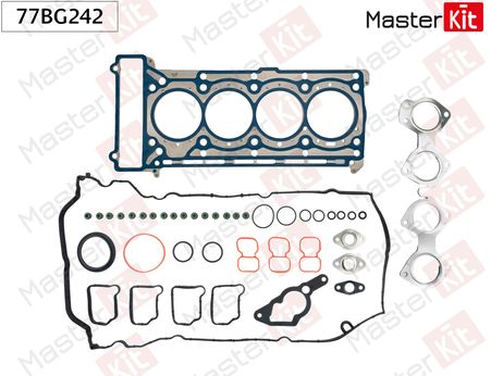 фото Master KiT 77BG242 Комплект прокладок головки блока цилиндров Master KiT 77BG242 Комплект прокладок головки блока цилиндров