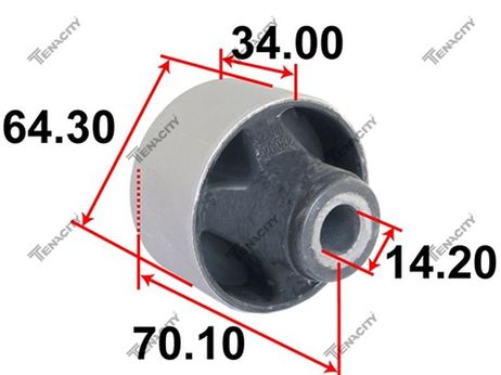 фото Tenacity ADMTO1007 Сайлентблок опоры редуктора резиновый (2510) Tenacity ADMTO1007 Сайлентблок опоры редуктора резиновый (2510)