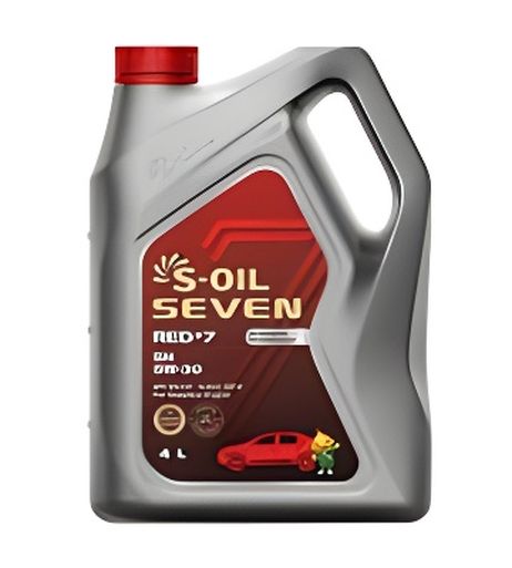 фото S-OIL E107658 7 RED #7 SN 5w30 (4л), синтетика (1/4) S-OIL E107658 7 RED #7 SN 5w30 (4л), синтетика (1/4)