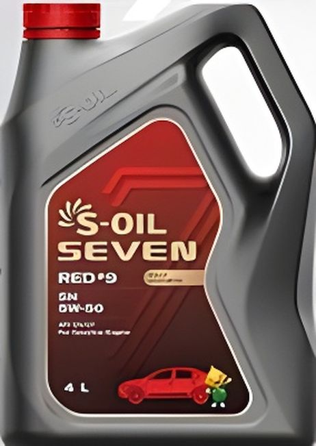 фото S-OIL E107611 7 RED #9 SN 5w50 (4л), синтетика (1/4) S-OIL E107611 7 RED #9 SN 5w50 (4л), синтетика (1/4)
