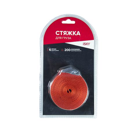 фото ISKY ICD2625 Стяжка iSky, 200 кг, 6 м, 25 мм ISKY ICD2625 Стяжка iSky, 200 кг, 6 м, 25 мм