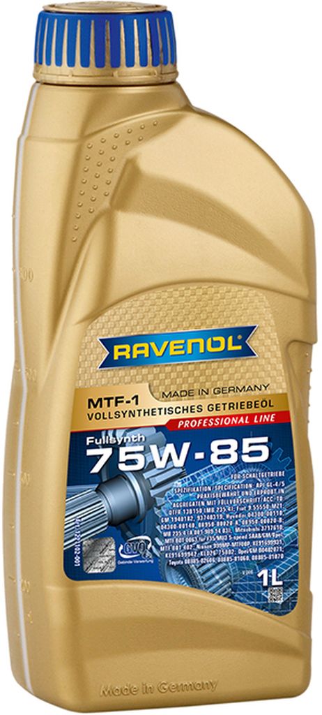фото RAVENOL 1221102001 Масло трансмиссионное 7585 1л 1 синтетика RAVENOL 1221102001 Масло трансмиссионное 7585 1л 1 синтетика