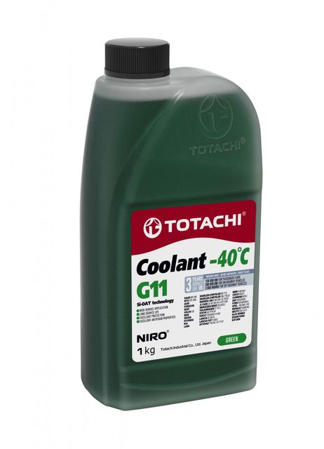 фото Totachi 43201 Антифриз, готовый раствор niro coolant G11 -40°c зелёный 1кг Totachi 43201 Антифриз, готовый раствор niro coolant G11 -40°c зелёный 1кг