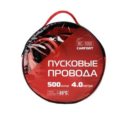 CarFort BC1050 Провода пусковые (прикуривания) , 500а, 4м, в сумке  (1/12)