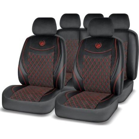 фото AUTOPREMIER MOD1020 Чехлы modern, Алькантара+экокожа, 11 предм., черный/красная нить (1/5) AUTOPREMIER MOD1020 Чехлы modern, Алькантара+экокожа, 11 предм., черный/красная нить (1/5)
