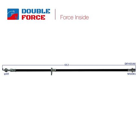 DOUBLE FORCE DFH0146 Шланг тормозной