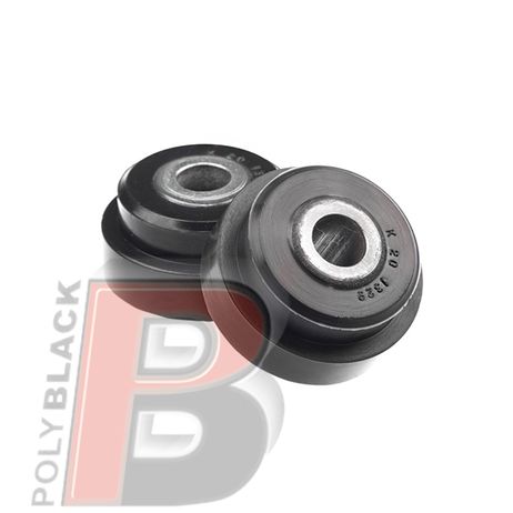 фото PolyBlack K201329 Комплект полиуретановых сайлентблоков из 2 шт., для задней подвески, ступицы, крепление нижнего поперечного рычага под пружину PolyBlack K201329 Комплект полиуретановых сайлентблоков из 2 шт., для задней подвески, ступицы, крепление нижнего поперечного рычага под пружину