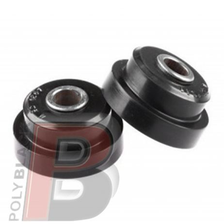 фото PolyBlack N201267 Комплект полиуретановых сайлентблоков из 2 шт., для задней подвески ступицы, крепление поперечного рычага под пружину PolyBlack N201267 Комплект полиуретановых сайлентблоков из 2 шт., для задней подвески ступицы, крепление поперечного рычага под пружину